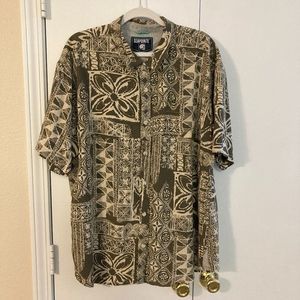 Seapointe Tropical Hawaiian Shirt Floral Mens XXL